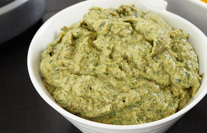 Paté de espinacas dos quesos