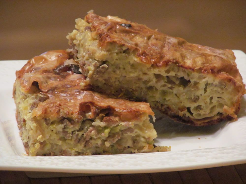 Pastel de quinoa y soja
