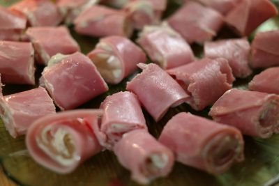 Rollitos de jamón de york