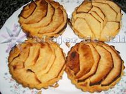 Tarta de manzana con crema pastelera