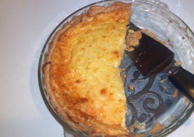 Quiche de merluza y queso