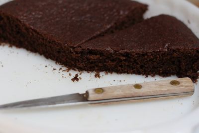 Bizcocho de chocolate base de tartas frías y heladas