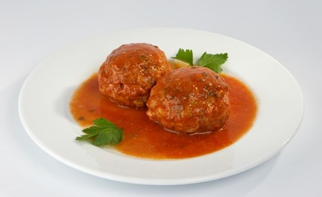 Albóndigas de ternera en salsa
