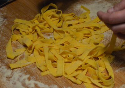 Tallarines o nouilles caseros