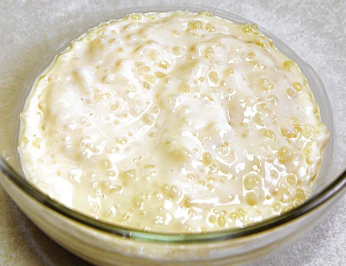 Sopa de tapioca