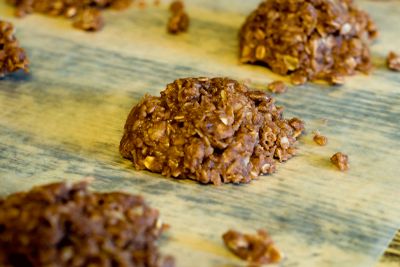 Pastas de avena chocolateadas