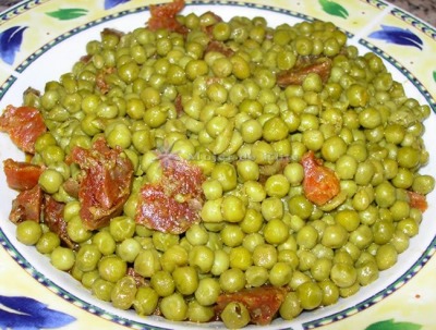 Guisantes con ibéricos
