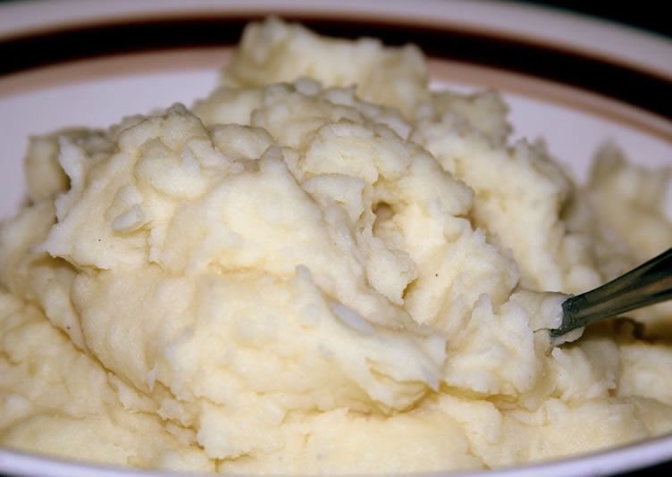 Puré de patatas guarnición