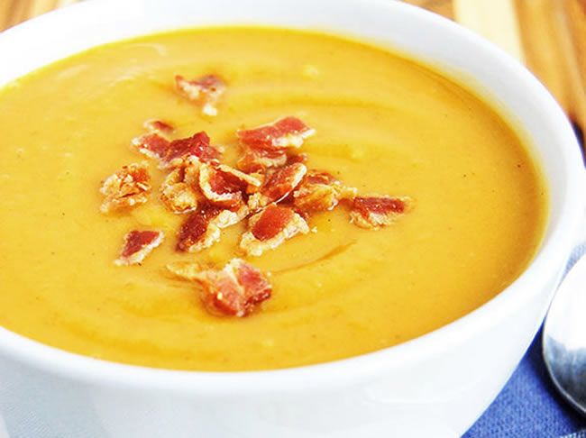 Crema de calabacín y zanahorias