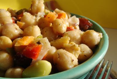 Ensalada de garbanzos