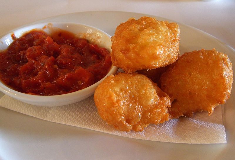Buñuelos de alcachofa rápidos