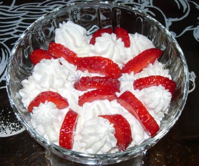 Fresas con nata