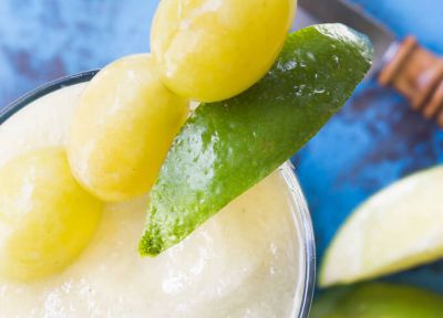 Granizado de melón con uvas