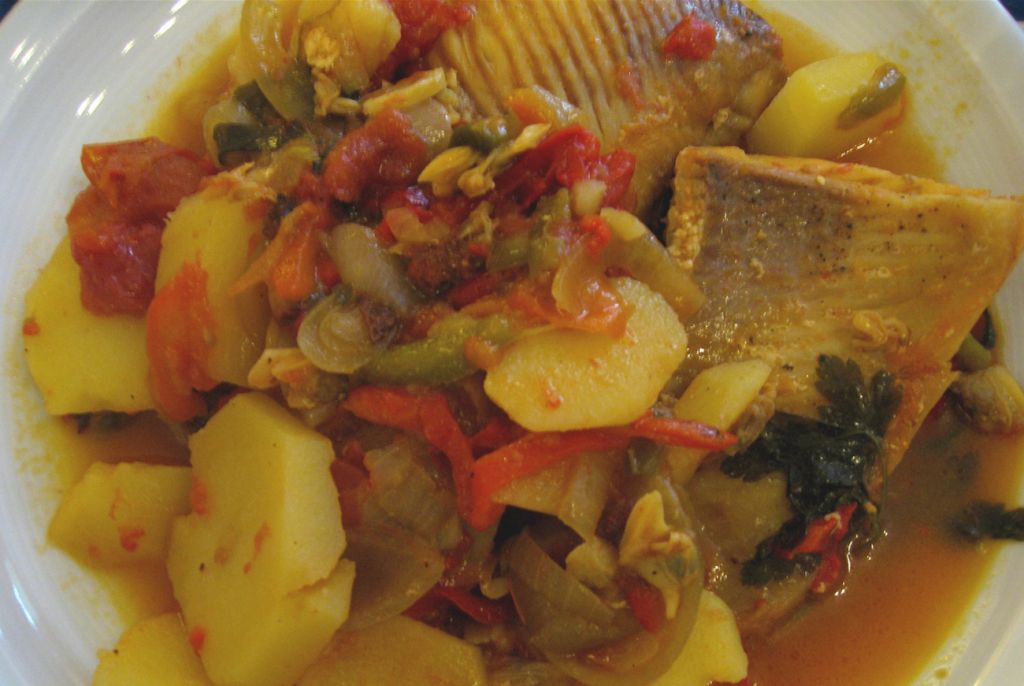 Rodaballo guisado