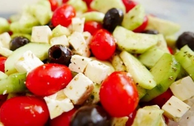 Pepinos en ensalada