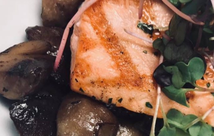 Salmón en papillote
