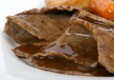Redondo con salsa de crema