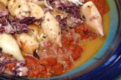 Chipirones en salsa