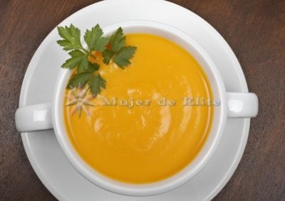 Crema de zanahorias y naranjas