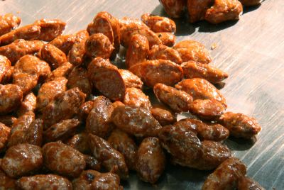 Almendras garrapiñadas