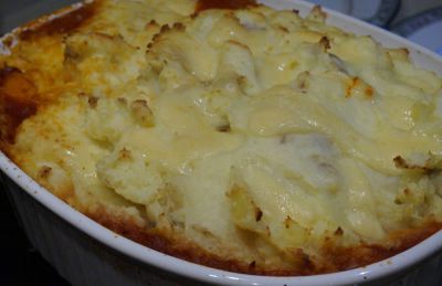 Pastel de patatas gratinadas