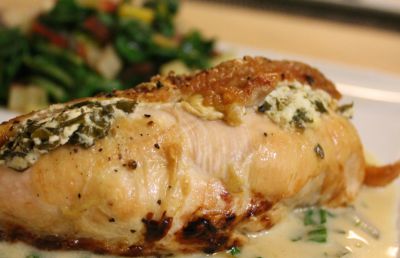 Pollo con nueces