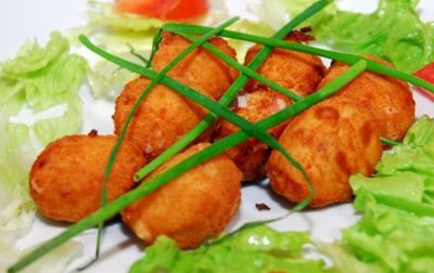 Croquetas de queso tierno