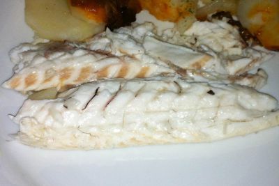 Dorada a la sal con verduras