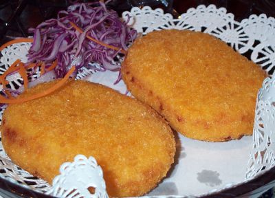 Emparedados de carne con sobrasada