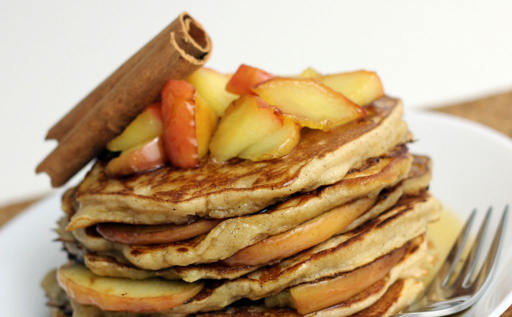 Crêpes de manzana light