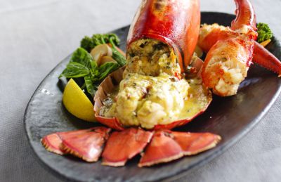 Bogavante con vinagreta especial