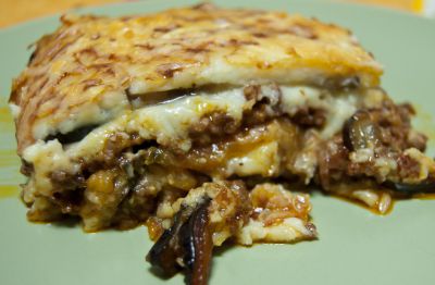 Berenjenas a la crema gratinadas