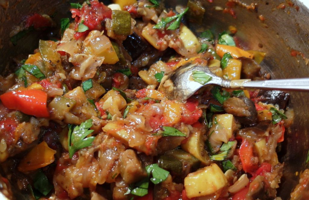 Mezcla rápida de verduras al microondas