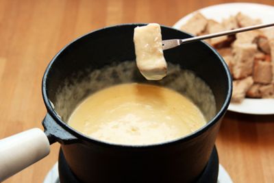 Fondue tres quesos