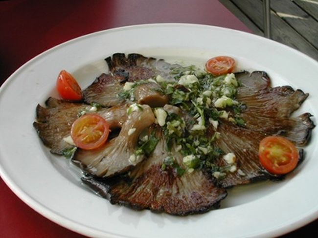 Ensalada templada de setas