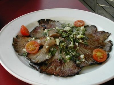 Ensalada templada de setas