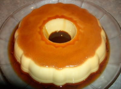 Flan de queso light
