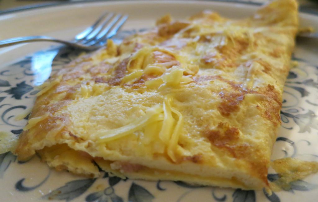 Tortilla de queso y nueces