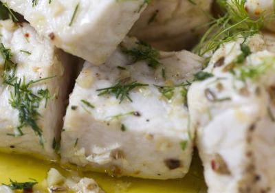 Pez espada al limón