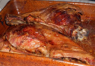 Cordero asado
