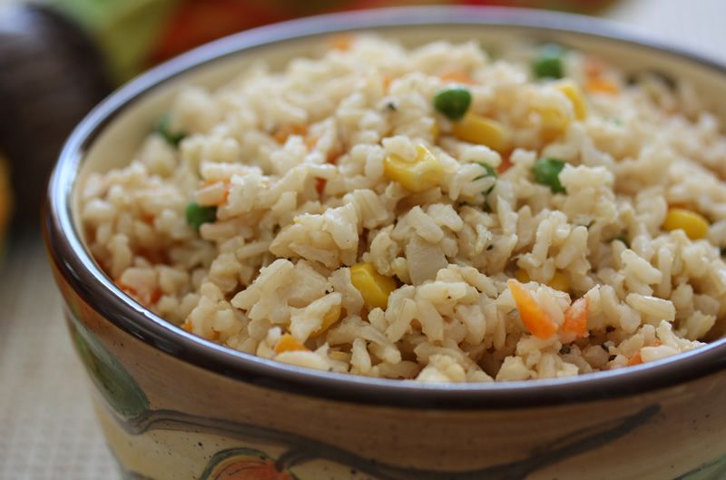 Ensalada fresca de arroz