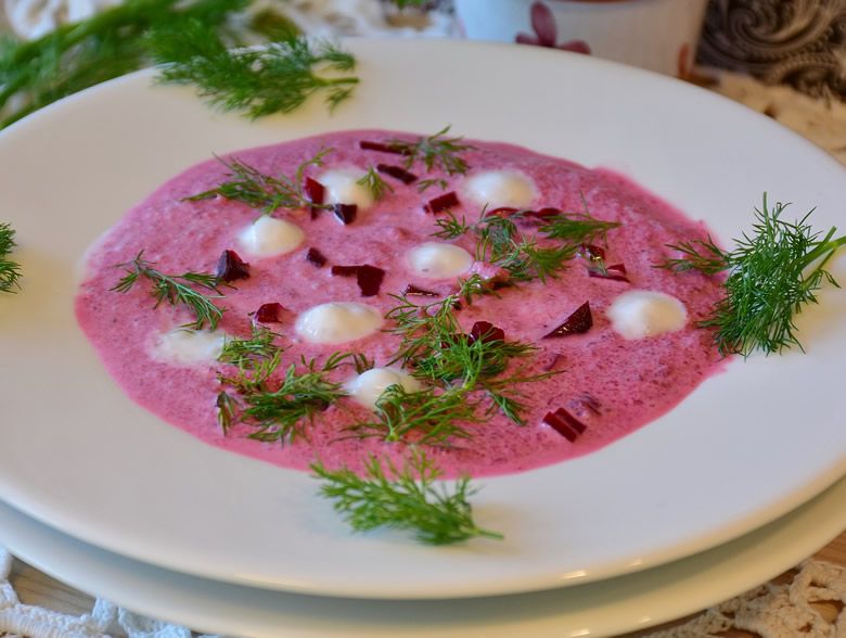 Crema de remolacha