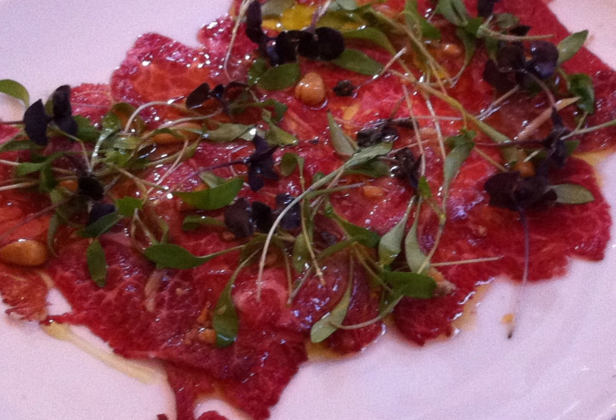 Carpaccio de ternera