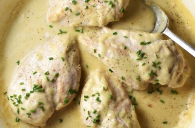 Pavo en salsa de yogur