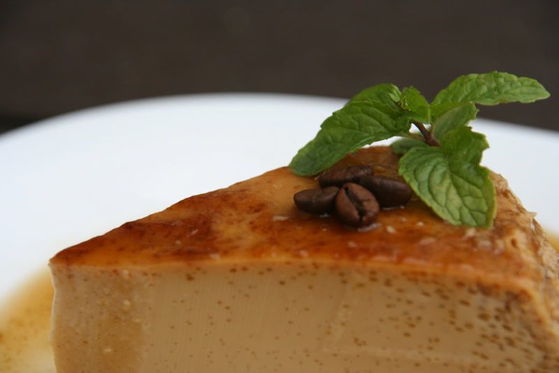 Flan de café light