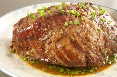 Ternera al horno con verduras