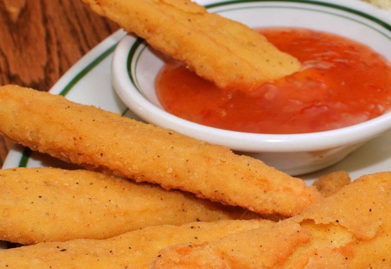 Pechuguitas de pollo rebozadas