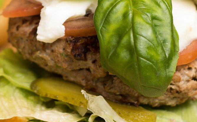 Hamburguesas con mozzarella