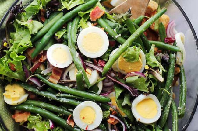 Ensalada de judías verdes y tomate