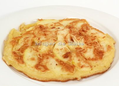 Tortita de manzana caliente light